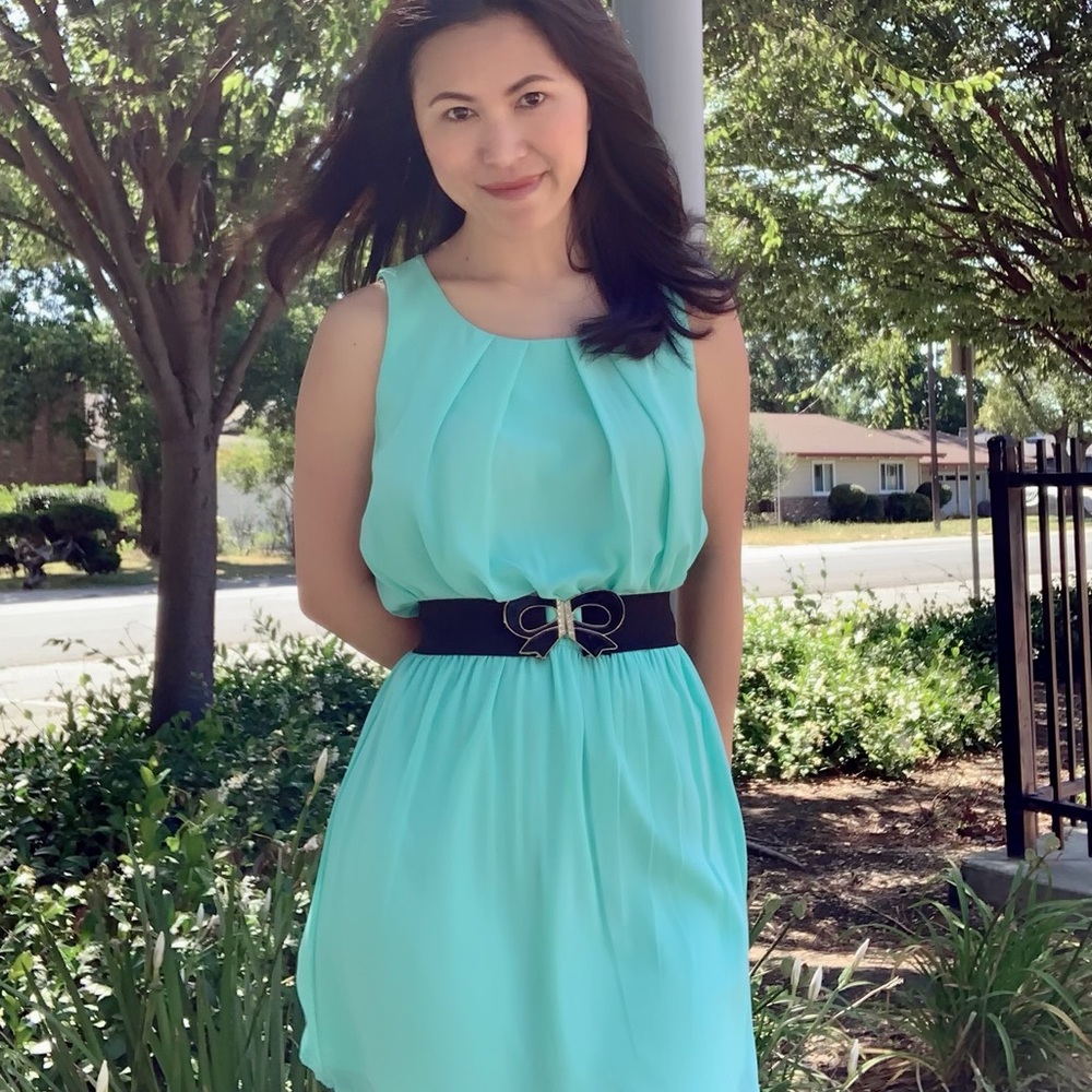 Beautiful blue summer dress